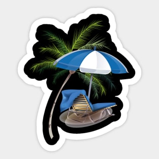 relax clam Sticker